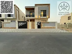 Brand new villa for rent in Al Yasmin | 5 master bedrooms + living room and majlis | Prime location