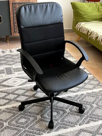 Black IKEA Renberget Swivel Chair
