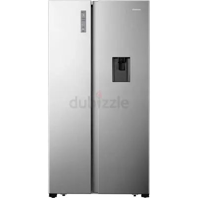 Title: Hisense Side-by-Side Refrigerator – Water Dispenser + Inverter – Model RS670N4WSU1