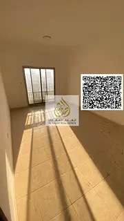 Two bedrooms and a separate living room in Al Nuaimiya, Al Ittihad Street, with two bathrooms and a
