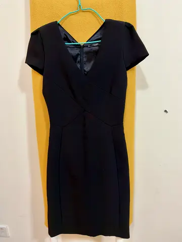 Mango - Classic Black Fitted Dress