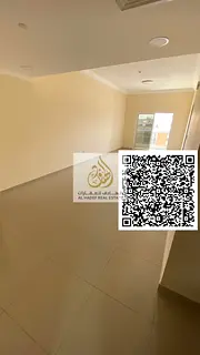 For rent in Al Jurf 3 Ajman, a new tower, first occupant, one bedroom and living room, 2 bathrooms a