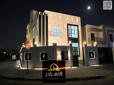 فيلا كورنر واجهه حجر، موقع ممتاز بسعر مناسب طابقين وروف