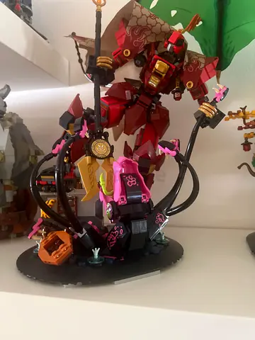 Lego ninjago fire knight mech