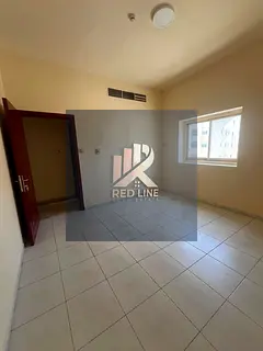 Largest two-bedroom apartment with a living room in Sharjah, Al Naba'a area, available for annua