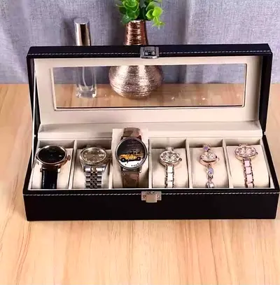Premium Watch Organizer for Men  Women Stylish Watch Storage Box – Protect Your Timepieces