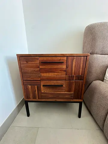 Solid Wood Bedside Cabinet / Nightstand with Drawers