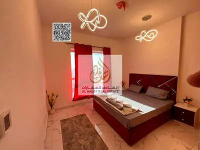 Apartment for immediate occupancy, freehold, two bedrooms, resale, Al Waha Towers, Al Rashidiya