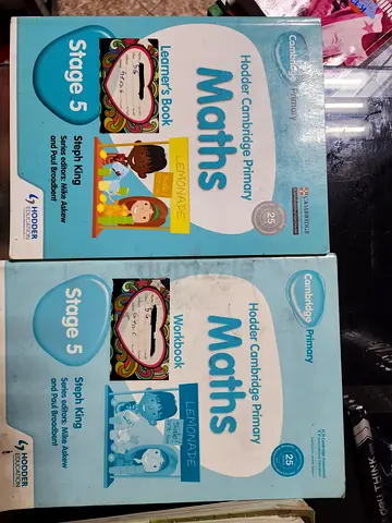 Textbook bundle Cambridge Primary Grade 5: Math, Sci, English, Computing