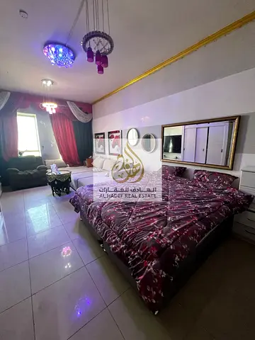 Annual Rental Studio Apartment in Sharjah Al Majaz 2 Prime Location on Dubai Exit Free Gym and Swimming Pool Free Parking Flexible Payment 4 Cheques f