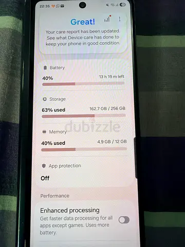 Samsung Galaxy Fold 3 256GB — Decent Condition, 12GB RAM