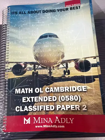 Math O-level extended 0580 classified paper 2 past year questions