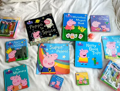 take all! Free delivery! Peppa pig books collection