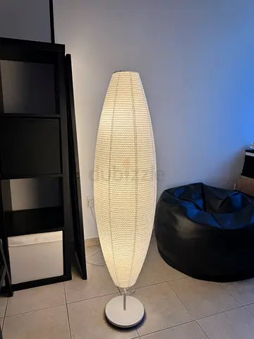 IKEA Tall white paper floor lamp