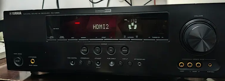 Yamaha 7.2 channel amplifier RX-V665