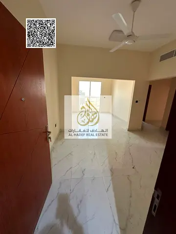 Two-bedroom apartment with a living room and a majlis (formal sitting room), second tenant, annual rent, Al-Jarf 3