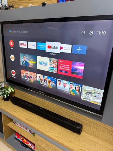 55 LED TV with Smart TV Stick - Good Working Condition