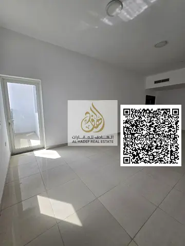 3 master bedrooms and a living room in Al Jurf 2, behind Al Safir Mall. Includes a maid's room, 4 bathrooms, a balcony, and spacious areas. Rent is 60