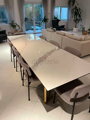 Dinning table 3m marble