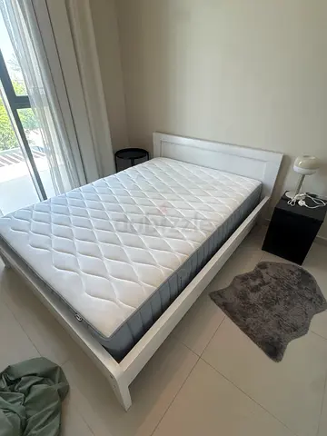 Bed frame and mattress