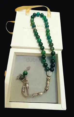 Messy Agate Rosary 33