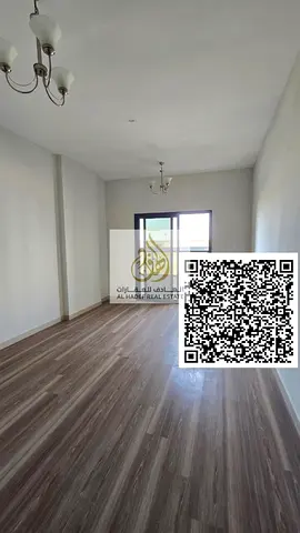 2BR apartment in Al Jurf 3, central AC, 2 baths, balcony, large space, prime location near services, mosque, China Market, 40K, 4 or 6.. payments plan