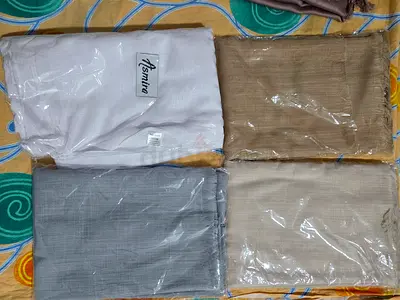 Cotton hijab non slip Pack of 4 lightweight plain hijabs / scarves - neutral tones (new, sealed)