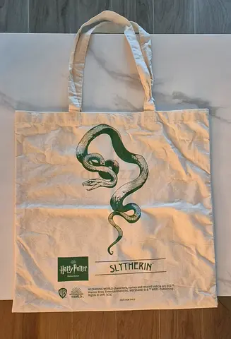 Harry Potter Slytherin tote shopping bag