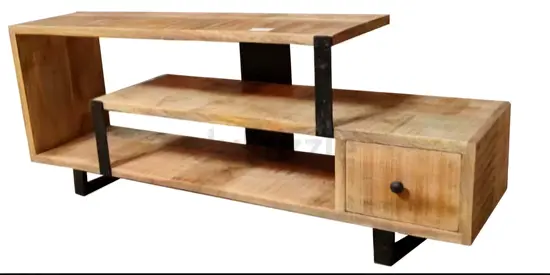 Solid wood premium modern TV unit