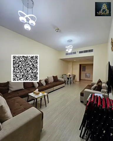 Exceptional opportunity to own a fully furnished luxury apartment in Ajman One Tower, one of Ajman’s most prestigious residential communities, offerin
