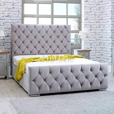 Brand New Luxury King Size Bed - Fully Custom Made in any Size and Custom Colors - UAE Sharjah Made