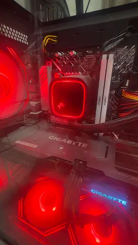 Custom Gaming Desktop with Gigabyte GPU and RGB Cooling