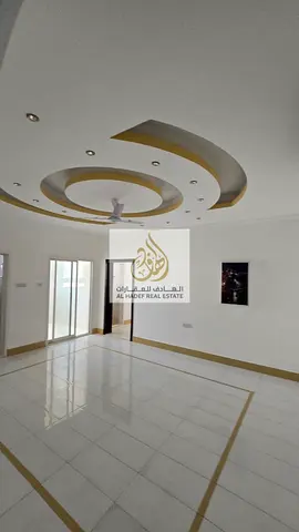 Annual rent in Ajman, Al Jurf 2 area, behind Safeer Mall and Delta Center. The building is suitable for families. It features two bedrooms, a living r
