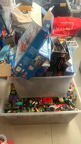 Bulk LEGO Collection with Assorted Sets and Boxes