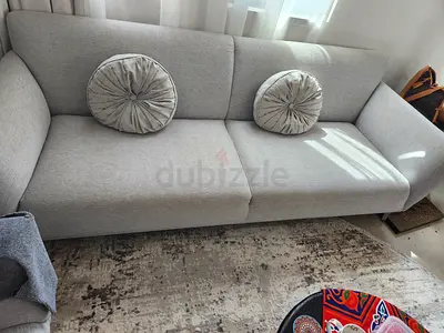 Light grey 3-seater sofa in good condition