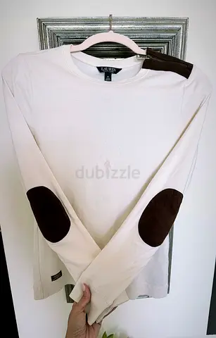 Ralph Lauren patch sleeve top M
