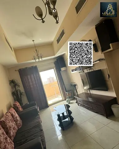 Excellent investment opportunity to own a spacious 2-bedroom apartment with private parking in Lilies Tower, Al Amerah, Ajman, one of the city's faste