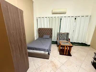 Bed space for females very spacious with huge size balcony