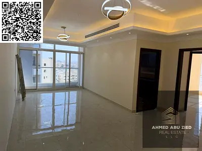 Luxury 3BHK second-tenant apartment with 3 bathrooms, balcony, free parking and full maintenance. Prime location near Dubai & Sharjah exits.