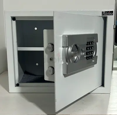 Small White Electronic Safe with Digital Lock (Used)
