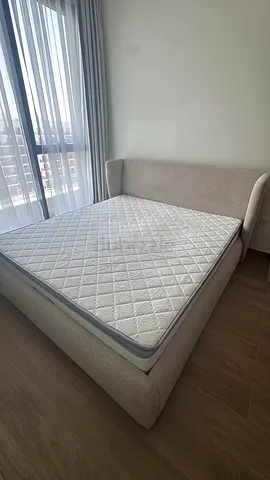 Comfortable Fabric Bed with Mattress