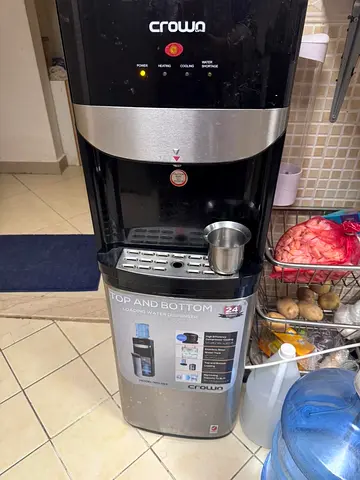Crown Top  Bottom Loading Water Dispenser - Good Working Condition