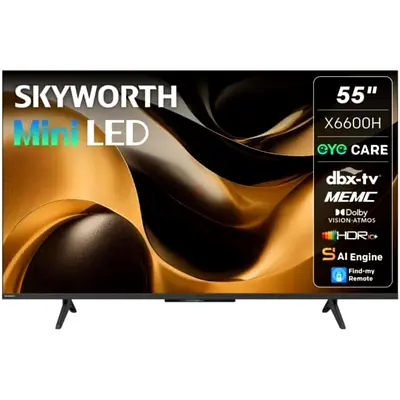 Skyworth 55 Mini LED 4K TV (X6600H) - Excellent Condition like new