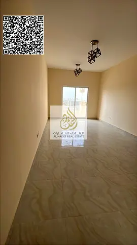 One bedroom, living room, balcony, two bathrooms, and kitchen. First occupancy in Al-Jarf area.