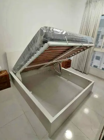 Ikea Askvol king size bed frame with Ikea mattress 180×200cm is available in excellent condition   ✨