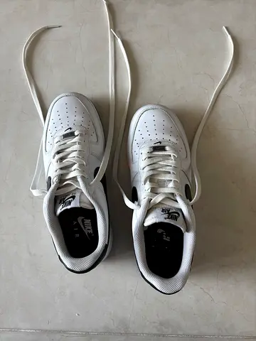 Nike Air Force 1 Low White and Black Sneakers