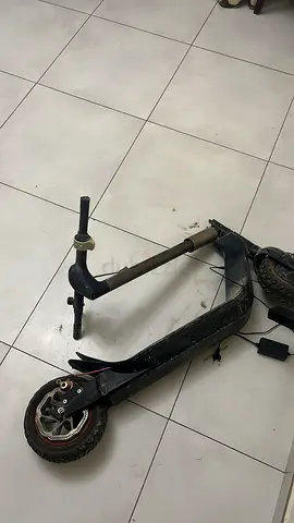 2 Used electric scooter (disassembled) — needs repair / parts