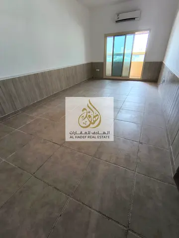 For annual rent in Ajman Spacious two-bedroom apartment with a living room Three bathrooms Balcony Practical design and good finishing Prime location