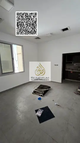 Studio apartment with separate kitchen, annual rent in Al Rawda 1