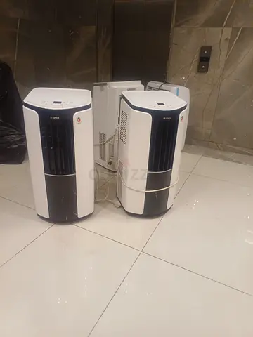 Two portable evaporative air coolers - good working condition